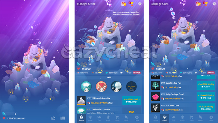 AbyssRium-Make your Aquarium v1.2.4 Cheats