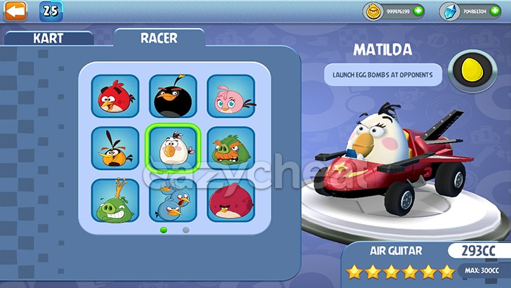 Angry Birds Go! v2.5.5 Cheats