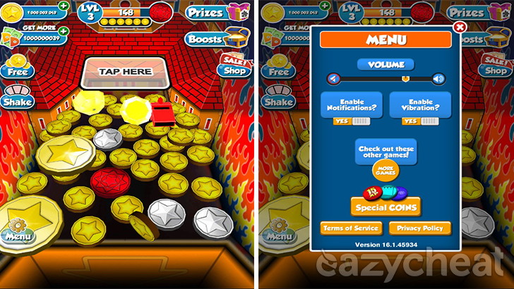 Coin Dozer - Free Prizes v16.1 Cheats