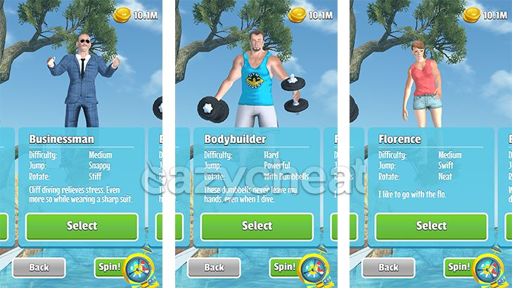 Flip Diving v2.4.3 Cheats