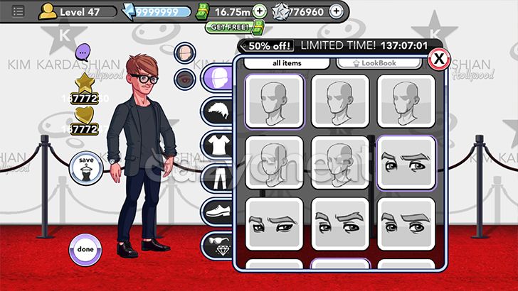 KIM KARDASHIAN: HOLLYWOOD v5.5.0 Cheats