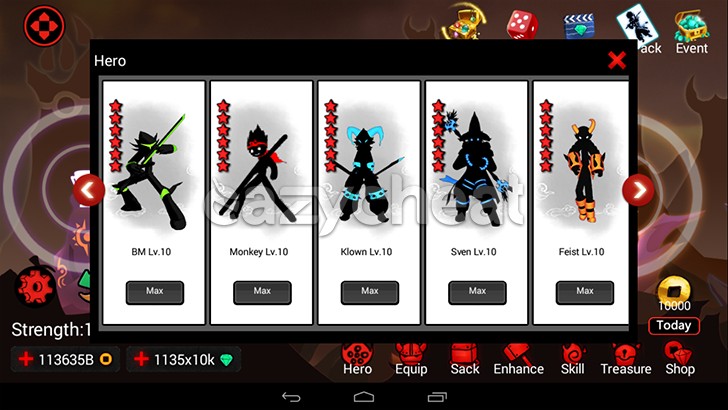 League of Stickman:Reaper Cheats v2.5.1