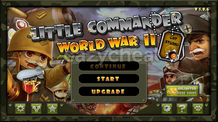 Little Commander - WWII TD v1.8.6 Cheats