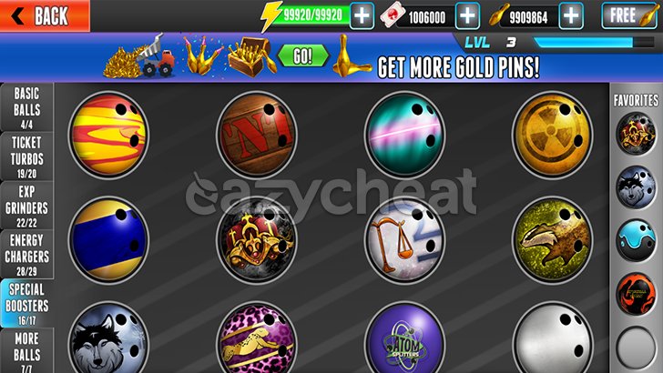 PBA® Bowling Challenge v3.0.6 Cheats