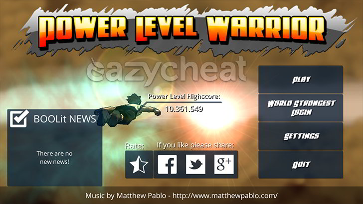 Power level Warrior v1.1.3 Cheats