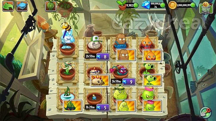 Plants Vs Zombies 2 v5.1.1 Cheats