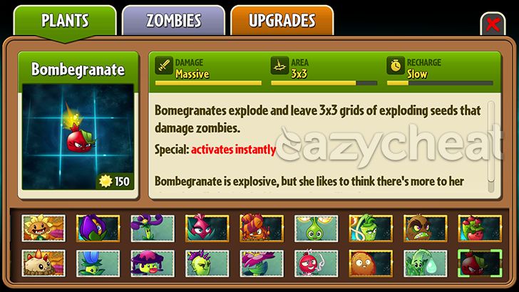Plants Vs Zombies 2 v5.2.1 NA VERSION Cheats