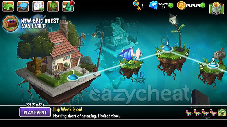 Plants Vs Zombies 2 v5.2.1 NA VERSION Cheats