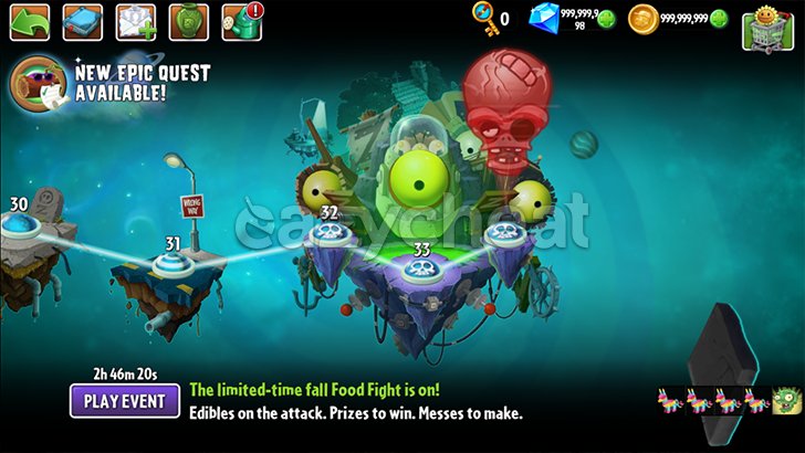 Plants Vs Zombies 2 Cheats - v5.5.1