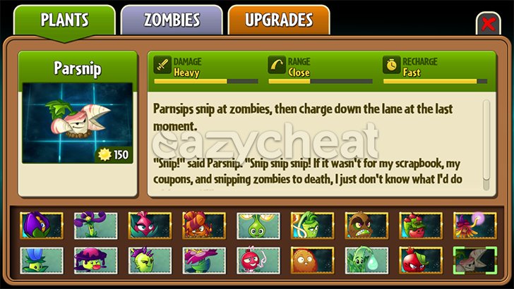 Plants Vs Zombies 2 Cheats - v5.5.1