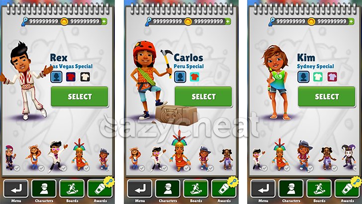 Subway Surfers v1.61.0 Cheats