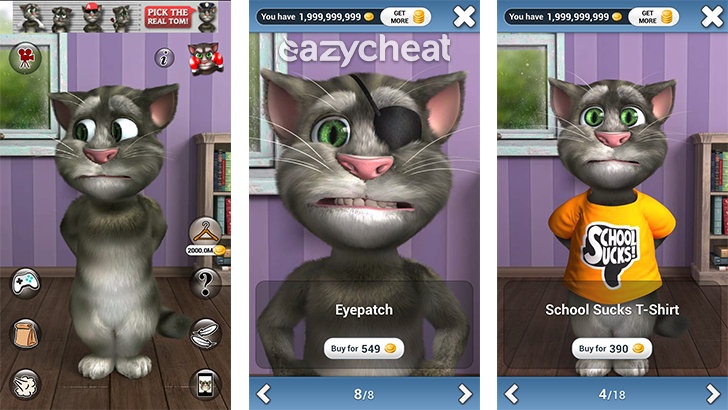 Talking Tom Cat 2 v5.0.1 Cheats