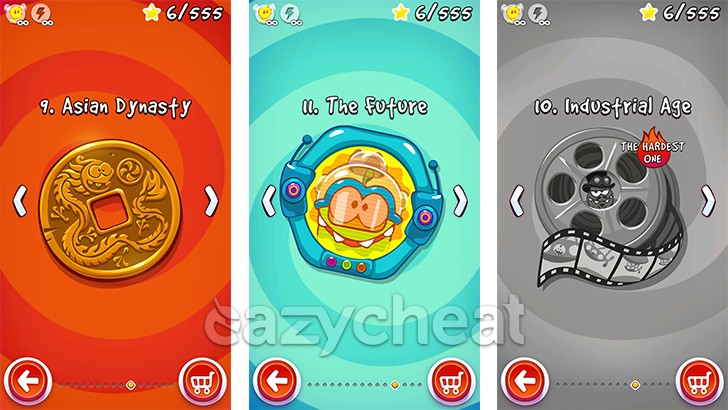 Cut the Rope: Time Travel v1.5.2 Cheats