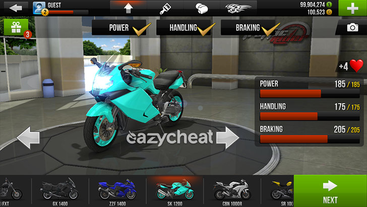 Traffic Rider v1.1.2 Cheats